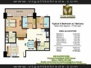 3BR Unit Condominium Near Rockwell Business Center