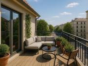 400M DU COURS MIRABEAU GRAND 4P 125M² SANS VIS A VIS...