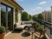 400M DU COURS MIRABEAU GRAND 4P 125M² SANS VIS A VIS...