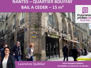 44000 NANTES BAIL A CEDER QUARTIER BOUFFAY 15 m2