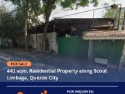 441 sqm. Residential Property along Scout Limbaga,...