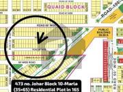 473 no. Johar Block 10 Marla 35 by 65 Residential Plot...