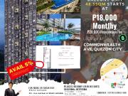 48.50 sqm 2 bedroom Condo For Sale in Commonwealth...