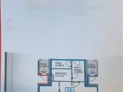 48m² freundliche Wohnung mit Balkon für Singles in...