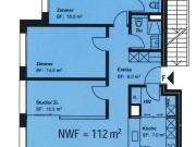 4.5 Zimmer, 112 m², 3. Stock