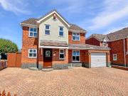 4 bedroom detached house for sale in Saffron Close,...