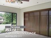 4 Bedroom House For Rent Ayala Alabang Village AAV...