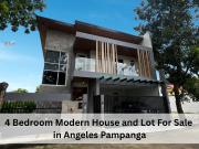 4 Bedroom Modern House and Lot For Sale in Angeles Pampanga