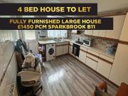 4 bedroom terraced house to rent