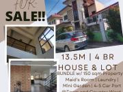 4 Bedrooms House BUNDLE W/ 150 SQM PROPERTY NEAR METRO...