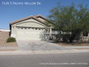 4 BR, 2 BA Apartment 7438 S Pacific Willow Dr, Tucson,...