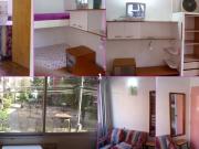 4 piezas amobladas singles/dobles barrio parque...