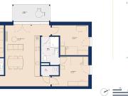4 Zimmer DG Wohnung mit Terrasse
