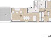 4 Zimmer Penthouse mit großer Terrasse