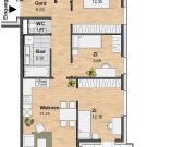 4 ZIMMER WOHNUNG MIT BALKONTERRASSE IM NEUEN STADTTEIL...