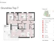 4 Zimmerwohnung A4 Top 7 | Wohnen im Herzen von Grödig