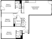 52, New Kent Road, London SE1, 3 bedroom flat to rent...