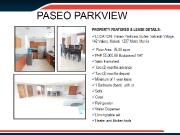 55k FURNISHED 1BR Paseo Parkview Suites Condo for rent...