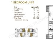 55sqm Premium 1 Bedroom Unit in Orean Residences Vertis...