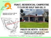 5.58 CASA EN RENTA EN SAN GIL COMPLETAMENTE AMUEBLADA...