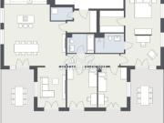 5 Zimmer Penthousewohnung mit Balkon, zwei Bädern und...