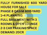 600 yard fully furnished bungalow for sale khayaban e qasim
