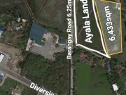 6433 sqm of flat terrain ideal for warehouse and traking...