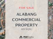 651 sqm. Commercial Lot for Sale in Alabang