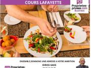 69003 PARIS RESTAURANT 60 COUVERTS, TERRASSE Cours Lafayette
