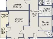 6 Zimmer Wohnung in Josefiau