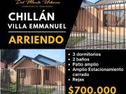 $ 700.000 Casa en Arriendo en Chillán 3 dormitorios 2...