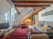 75004 Duplex de 46m2, 1 chambre, dernier étage avec ascens