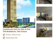 ₱7.3M Only! Commercial Loft Ready Space in ONE TAFT...
