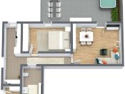 8044 Mariatrost Ruhige, vollmöblierte 2 Zimmerwohnung...