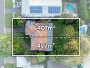 814m2 flat block on 2 titles in a great location