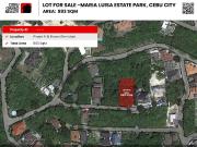 883 SqM Lot for Sale in Maria Luisa Park