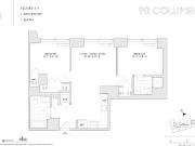 90 Columbus 2 Bed 2 Bath A