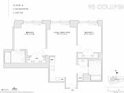 90 Columbus 2 Bed 2 Bath D