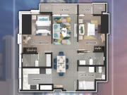 92 sqm 2 Bedroom With balcony Uptown Modern Preselling...