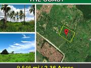 9,546 m2 / 2.36 Acres | Prime Land Next to the Coast