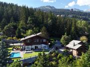 9 Zimmer Chalet mit Pool und 3,5 Zimmer Mazot Bluche