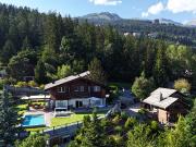 9 Zimmer Chalet mit Pool und 4,5 Zimmer Mazot Bluche