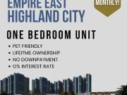 9K Monthly! Zero Interest! 1 Bedroom! No Downpayment!