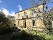 À 10 minutes au sud est d’Uzès, maison en pierre avec jardin