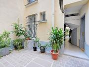 a 26 m² apartment on the ground floor