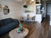 a beautifully furnished 1 bedroom, 1.