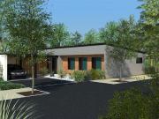 A LE THOU, maison bois 90 m² avec son terrain de 900 m2