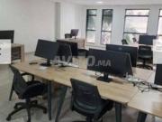 À louer bureau équipé à bd abdelmoumen