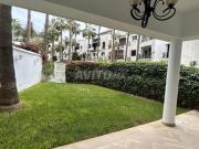 À louer Rez jardin 3ch à Ain Diab, meublée