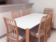 A penthouse with 2 balconies